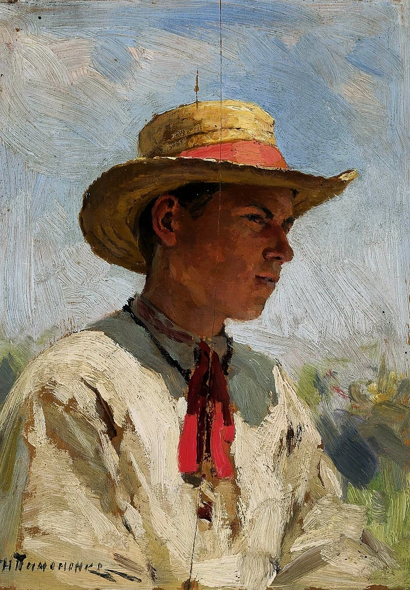 Un ragazzo con un cappello di paglia - Museo Nazionale di Varsavia